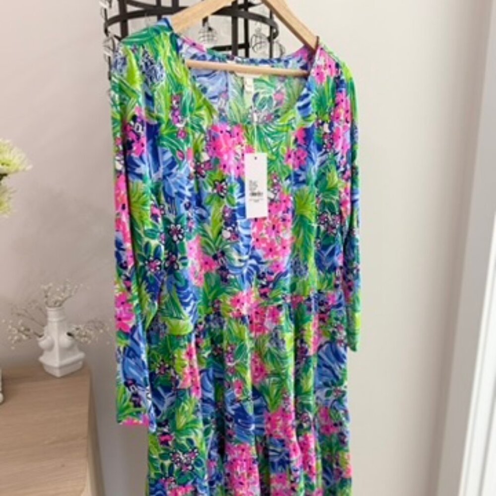 Lilly Pulitzer Geanna 3/4 Sleeve Dress - Picture 5 of 12